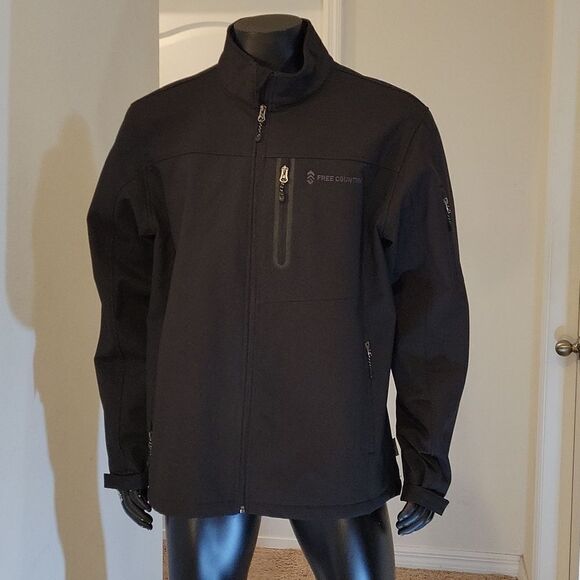 BRAND NEW FREE COUNTRY MEN'S SOFT SHELL LIGHTWEIGHT WARM JACKET - Picture 4 of 16